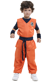 Dragon Ball Son Goku Cosplay Costume pour Enfants