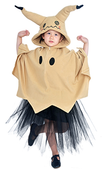 Costume de Cosplay Pikachu Mimikyu Halloween pour Enfant Jupe Cape Set