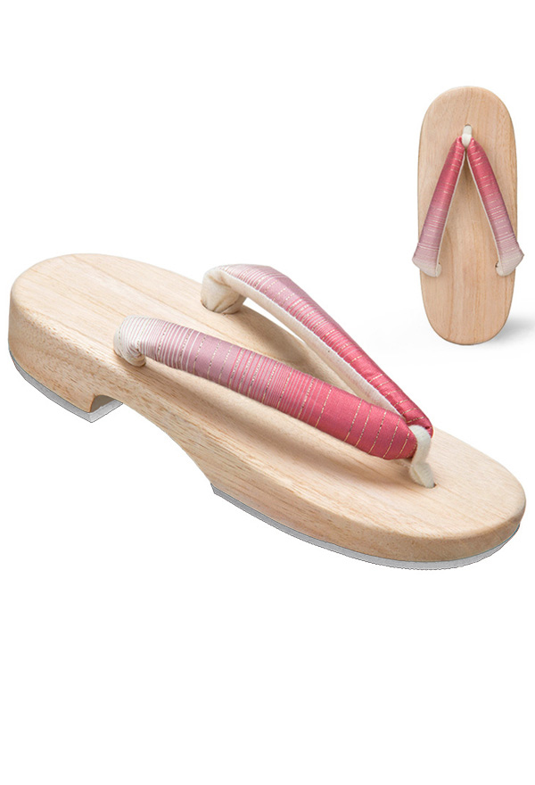 Permank Unisexe Tanjirou/Nezuko Cosplay chaussures japon chaussures traditionnelles Geta sandales Geta pantoufles japonais en bois sabots 