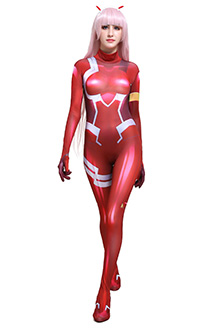 DARLING in the FRANXX Zero Two Code 002 3D Bedruckt Zentai Cosplay Kostüm Body