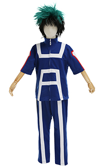 My Hero Academia Cosplay U.A High Todoroki Deku Bakugou Costume de Gym Vêtement de Sport pour Enfant