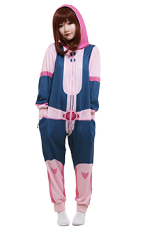 My Hero Academia Costume de Cosplay Ochako Uraraka Dérivé Combinaison Pyjama