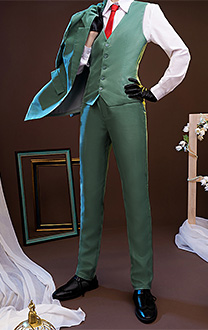 Spy x Family Costume de Cosplay Twilight Gilet Chemise Veste Pantalon Set avec Chapeau