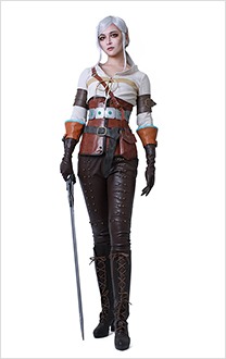 The Witcher 3: Wild Hunt Costume de Cosplay Ciri