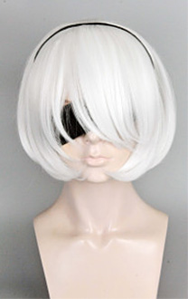Nier: Automata YoRHa No.2 Type B 2B Cosplay Wig