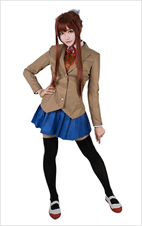 Doki Doki Literature Club School Uniform Cosplay Costume