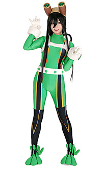 Mon héros Academia Froppy Tsuyu Asui Cosplay Combinaison de Combat Costume Costume