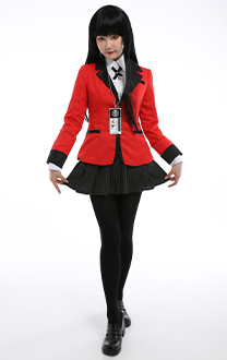 Kakegurui–Compulsive Gambler Cosplay Costume Jabami Yumeko Ririka Momobami Saotome Meari School Uniform