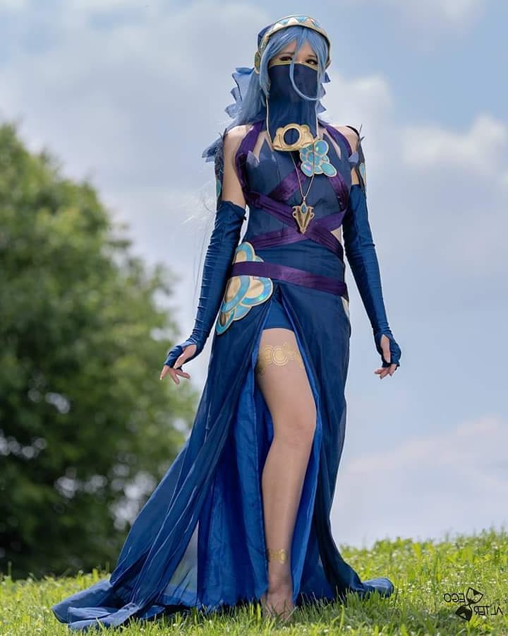 Fire Emblem Fates Conquest Azura Blue Cosplay Costume For Sale