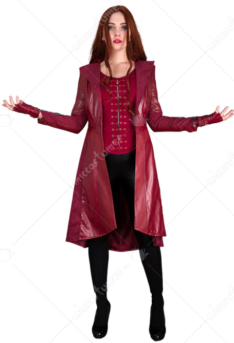 Scarlet Witch Costume - Avengers Infinity War Cosplay - Coat for Sale