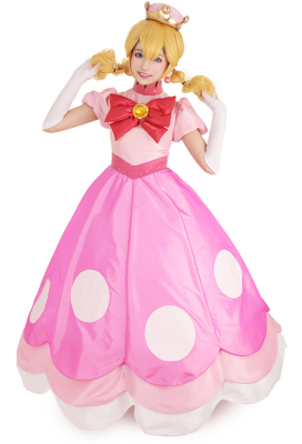 キノピオ プリンセス ピーチ姫 コスプレ 衣装 ドレス