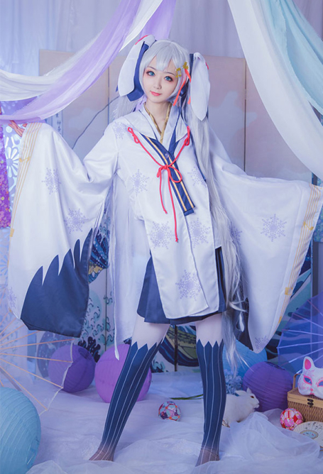 18 Miku Snow Miku Cosplay Costume