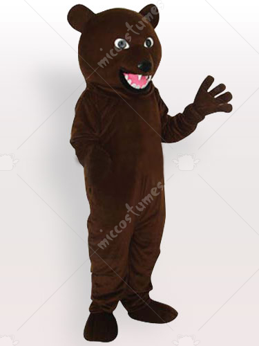 Brown Bear Adult Mascot Costume Type B