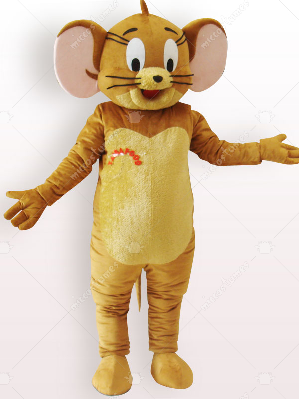 Jerry Short Plush Adult Mascot Costume from miccostumes - Tom and Jerry is ...