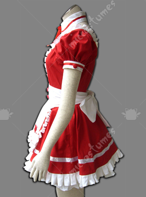 Discount Maid Culture Ruby Colored Cosplay Costume