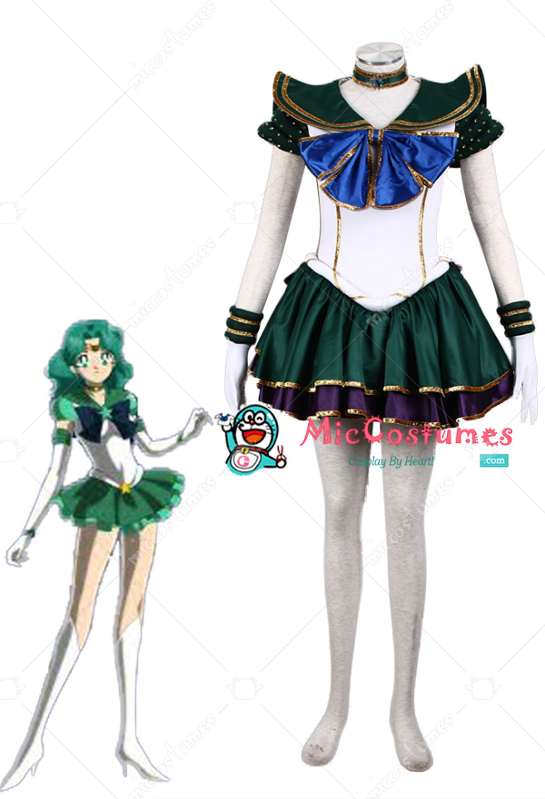 Sailor Moon Neptune Kaiou Michiru Cosplay Costume Drama Version For Sale