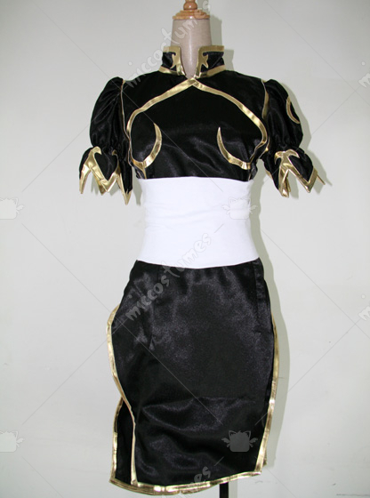 Street Fighter Chun Li Black Cosplay Costume For Sale
