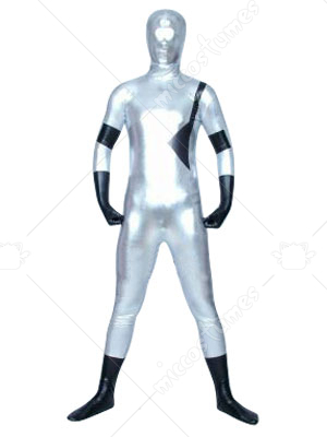 The Silver Surfer Shiny Metallic Super Hero Costume