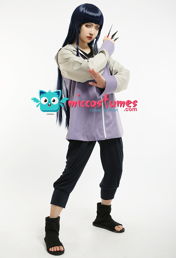 Hyūga Hinata Cosplay Costume Jacket Pants Outffits Halloween Suit 