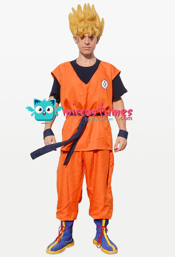 Round and round Improve Incentive Dragon Ball Goku Adult Cosplay Costume For Sale