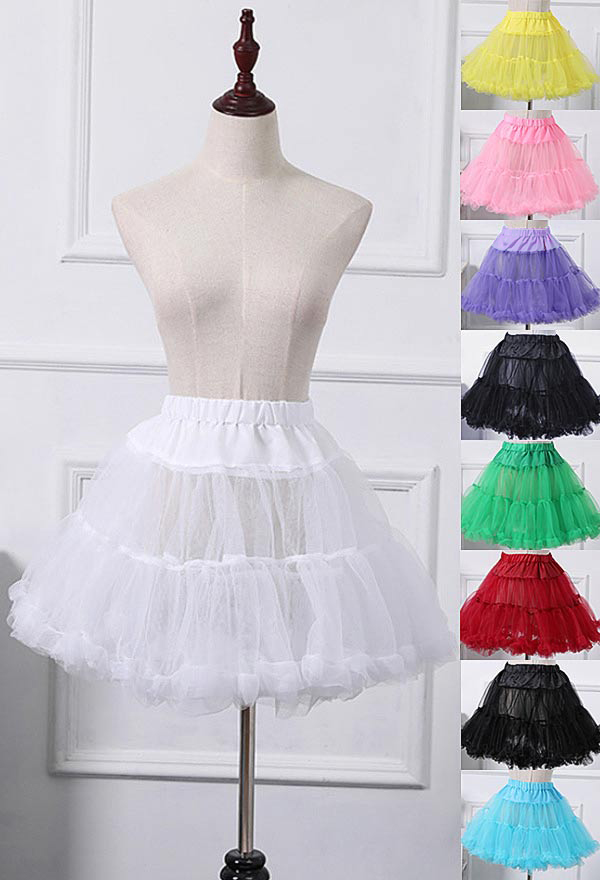 Details about   Lady Lolita Skirt Petticoat Crinoline Gown Girl Underskirt Tutu Cosplay Skirts 