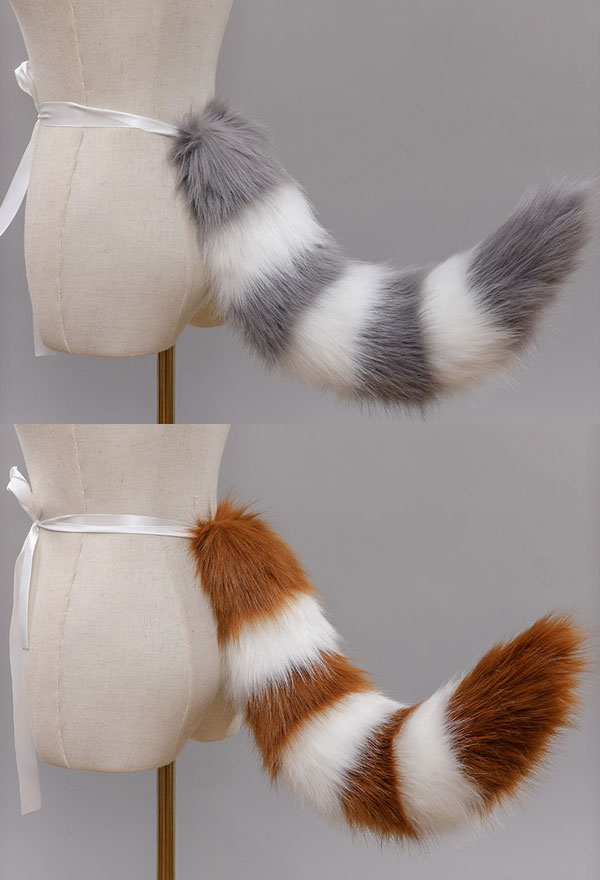 Plush Fox Tail Performance Prop - Handmade Faux Fur Tail Animal Cosplay  Accessory | Accessory for Sale
