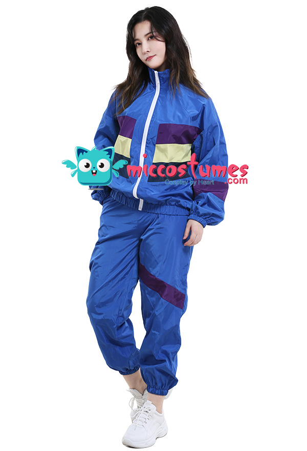 THE 80s SHELL SUIT (jacket, pants) - (S) : : Juguetes y juegos