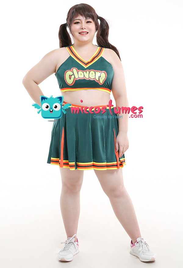 Cheerleader Clovers Uniform Plus Size Costume - Bring It On Cosplay