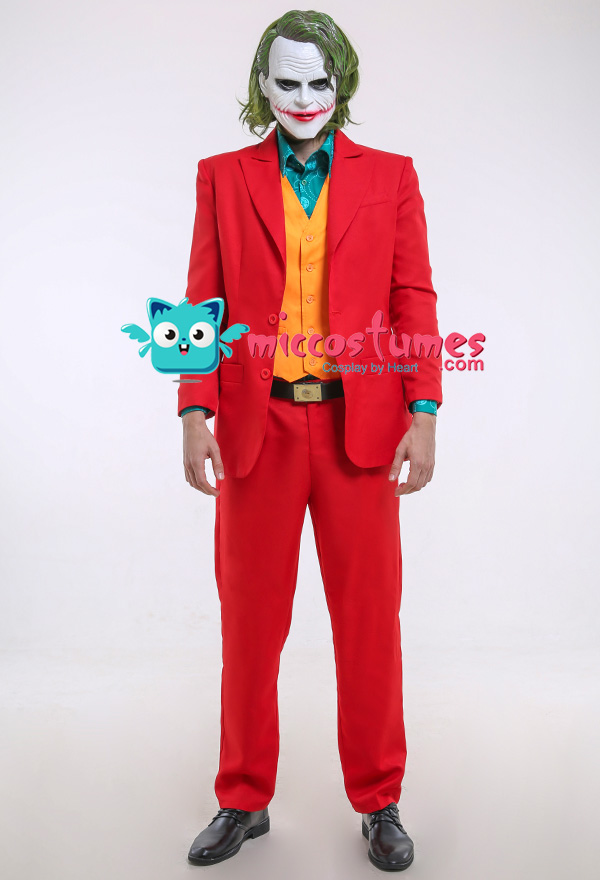 Adult Suit Outfit - Performance Uniform Joker Cosplay Costume ...