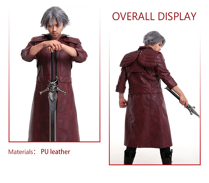 Devil May Cry Dante Cosplay Costumes Top Level