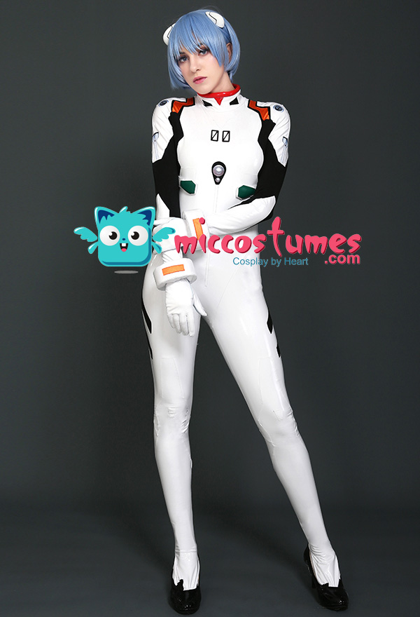 Neon Genesis Evangelion Ayanami Rei Cosplay Costume Kimono Bathrobe Dress