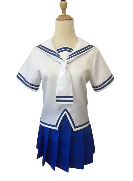 Cosplay Costume Anime Fruits Basket Tohru Honda Women School Uniform White Suit 