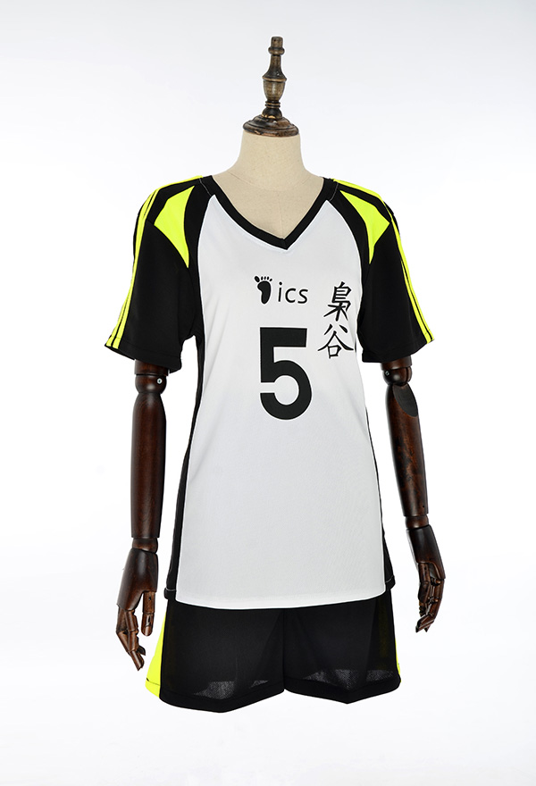 Haikyuu Volleyball Fukurodani Academy #4-5 Keiji Akaashi Cosplay Sports Costume 