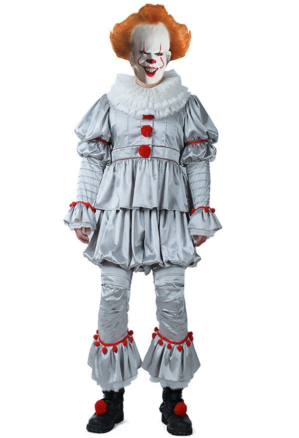 Movie It Pennywise Men Cosplay Costume the Dancing Clown Costume for ...
