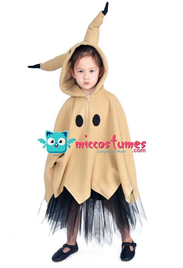 Pikachu Mimikyu Halloween Cloak Dress Costume for Adults