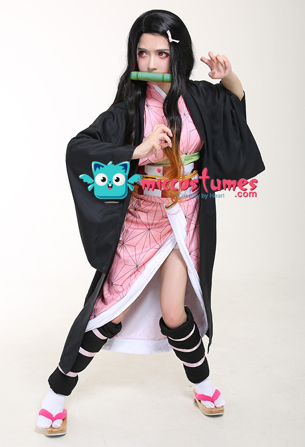 Demon Slayer Kimetsu no Yaiba Kamado Tanjirou Cosplay Kostüm Costume Kimono 