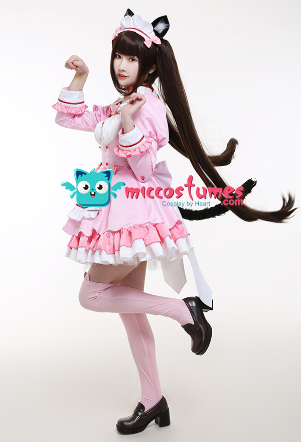 Chocola Catgirl Costume - Nekopara Vol. 4 Cosplay