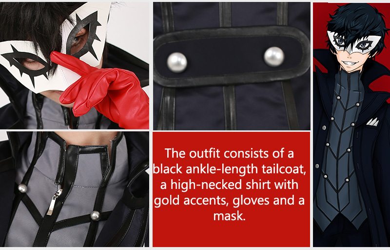 Persona 5 Joker Cosplay Costume - Top Quality Coat for Sale