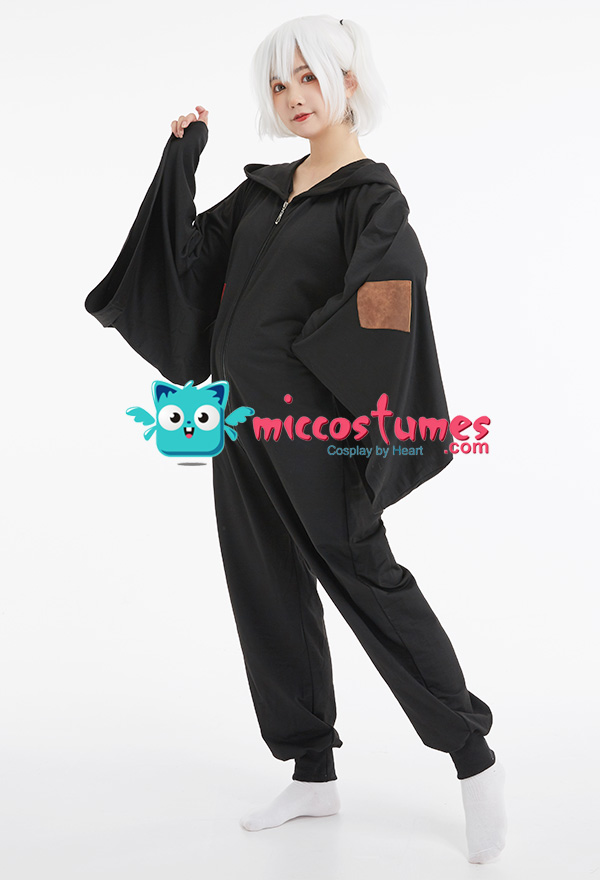 Witch Pattern Hooded Onesie Pajamas - Halloween Women Loungewear