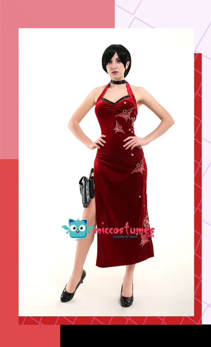 Ada Wong Costume - Resident Evil Cosplay | Top Quality Cheongsam for Sale