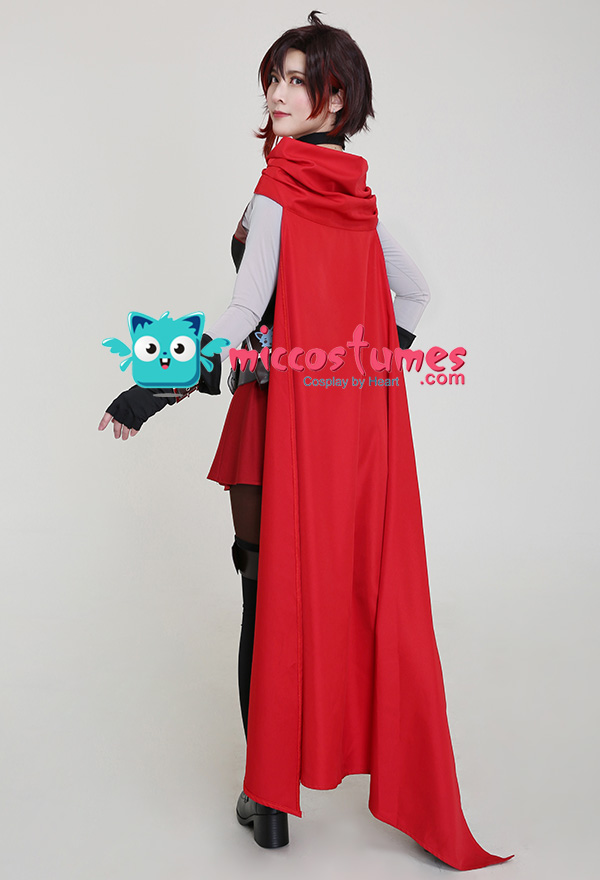 Details about   New RWBY Ruby Rose Lolita Female Cosplay Kimono Dress Custom Made 