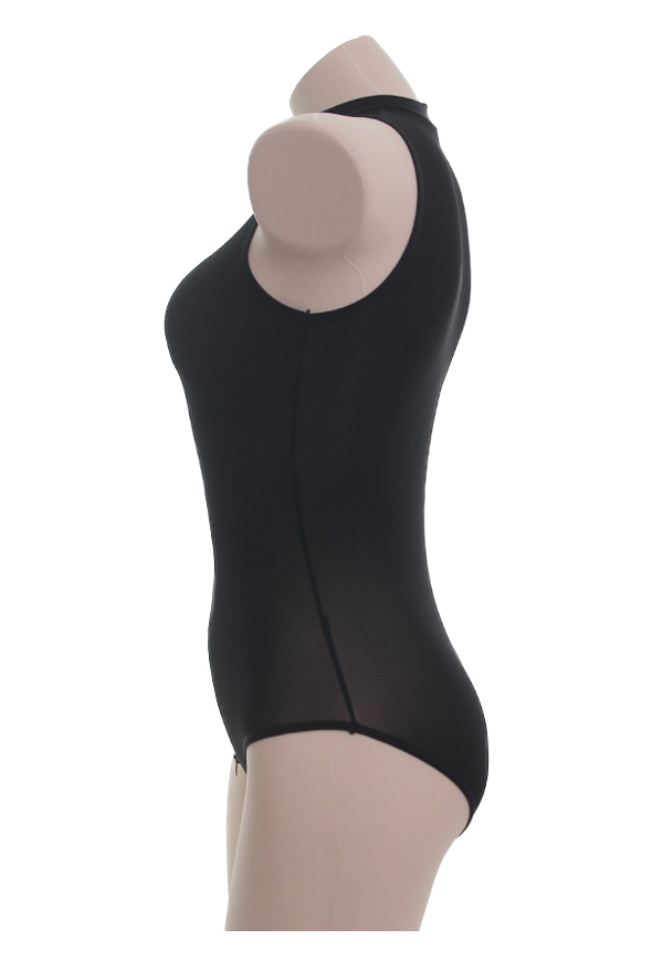 Zipper Up See Through Swimsuit - Sheer Japanese Style One Piece ...