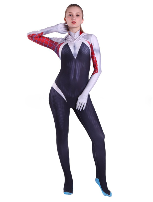 NEUF venom spiderman Cosplay Costume Marvel Gwen Stacy Zentai Body Spiderman 