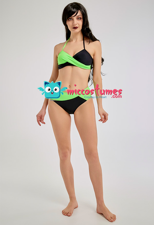 Shego Bikini Set - Kim Possible Bathing Suit Beach Swimsuit