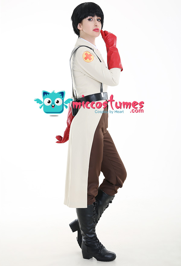 NEW Team Fortress 2 Medic Cosplay Costume {Free shipping}
