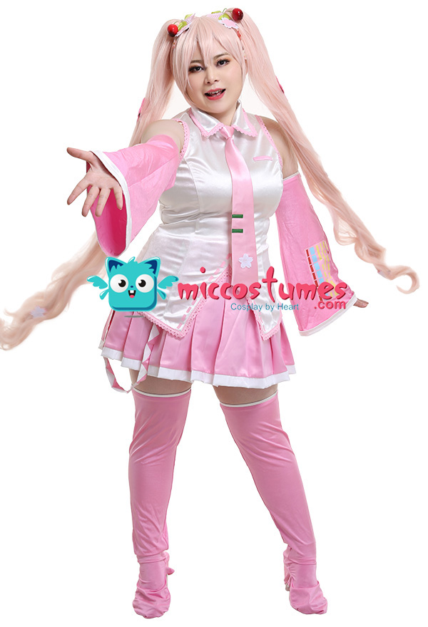Sakura Girl Plus Size Costume - Sakura Girl Curvy Cosplay | Outfits for Sale