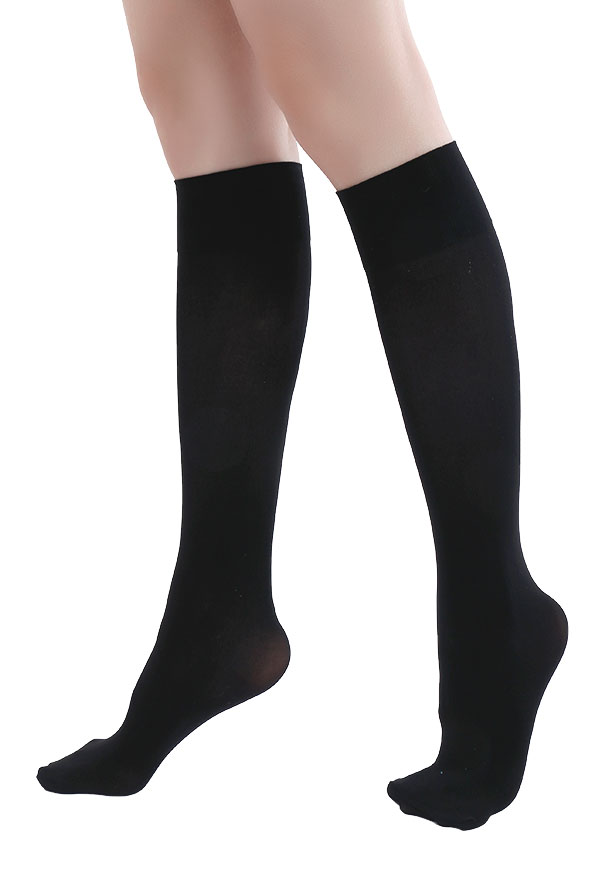 Japanese School Girl Knee High Socks Black For Sale