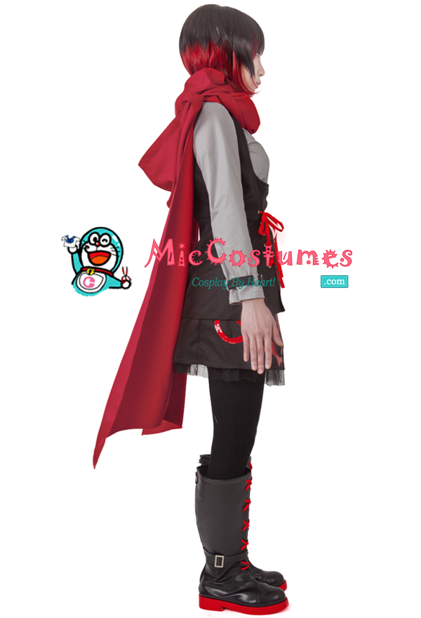 Ruby Red Rose Cosplay Costume